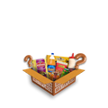 Mystery box Ramadan piccola con prodotti alimentari africani tradizionali
