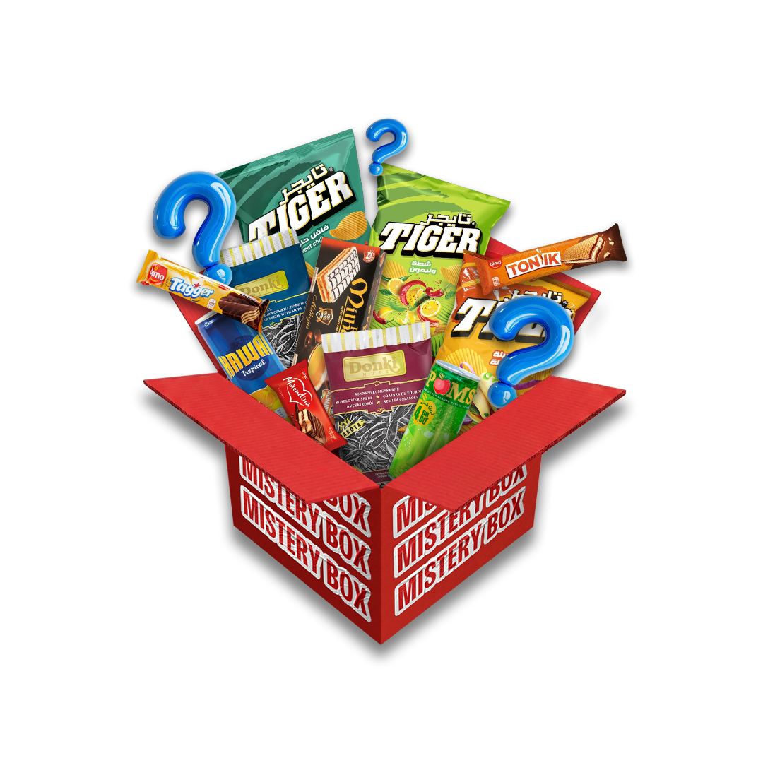 Mystery box snack africani grande con mix di snack dolci e salati
