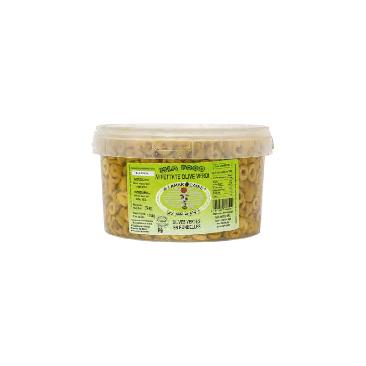 Olive Verdi Affettate 1.15 kg